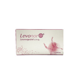 LEVONOR 0.75 MG CAJA X 2 TABLETAS